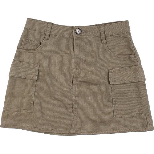 Denim Khaki szoknya (128) kislány