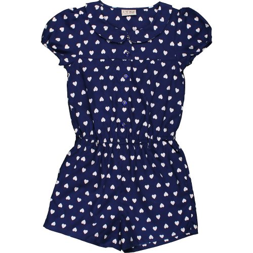 Next Szíves kék playsuit (134) lány