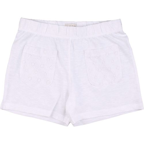 F&F Madeirás fehér short (122) kislány