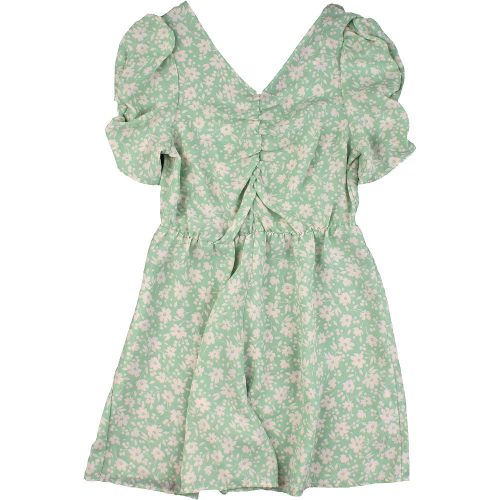 George Virágos zöld playsuit (116) kislány