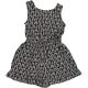 Next Mintás fekete playsuit (110) kislány