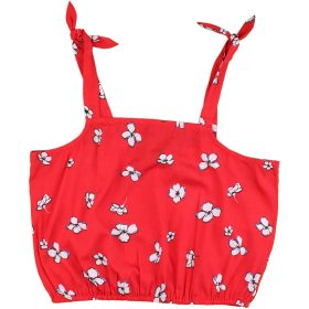 New Look Virágos piros felső (158) tini lány