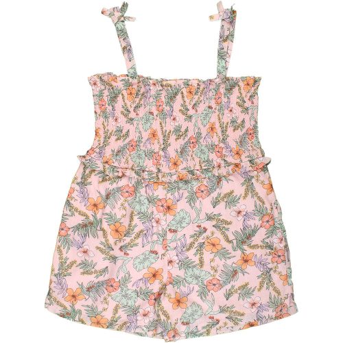 Primark Virágos korall playsuit (146) lány