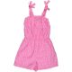 Virágos rózsaszín playsuit (140) lány