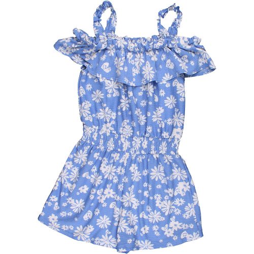 River Island Virágos kék playsuit (140) lány