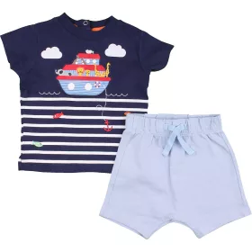 Csíkos-kék szett (62) baba