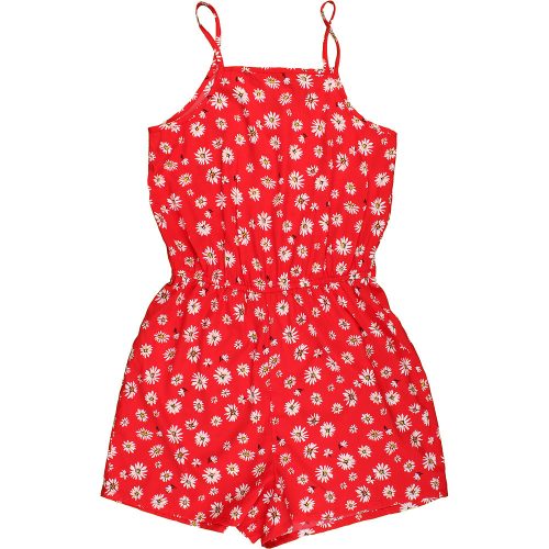 New Look Virágos piros playsuit (170) tini lány