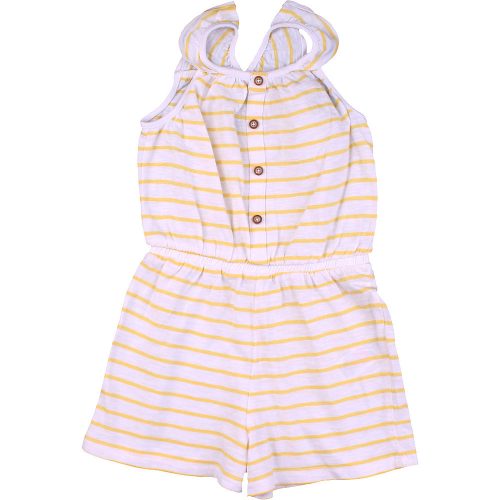 F&F Sárgacsíkos playsuit (104) kislány