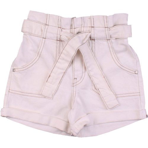 Denim Törtfehér short (128) kislány