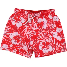 H&M Virágos piros fürdőnadrág (110-116) kisfiú