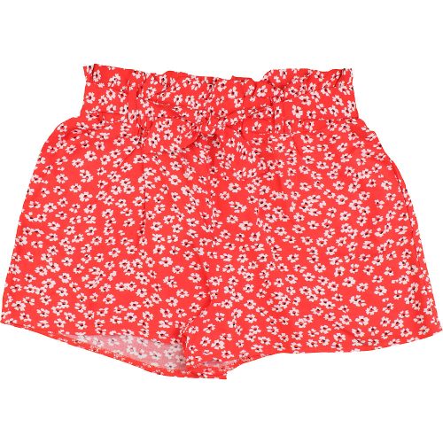 Primark Virágos piros short (128) kislány