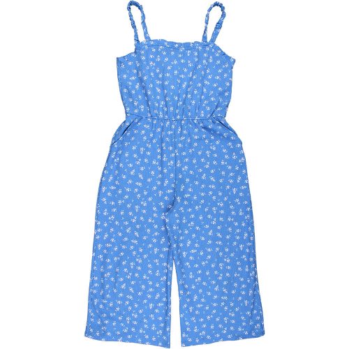 Primark Virágos kék jumpsuit (146) lány