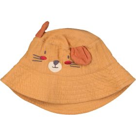 Állatos mustár sapka (0-6 hó) baba