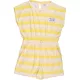 F&F Sárgacsíkos frottír playsuit (158) tini lány