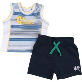 Csíkos-kék szett (68) baba