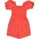 Korallmintás playsuit (116) kislány