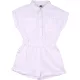 Hímzett fehér playsuit (104) kislány