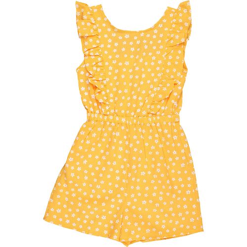 Primark Virágos sárga playsuit (146) lány