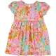 Színesmintás ruha (98) kislány
