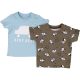 Pandás-kék póló szett (62) baba