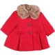 F&F Piros kabát (62) baba