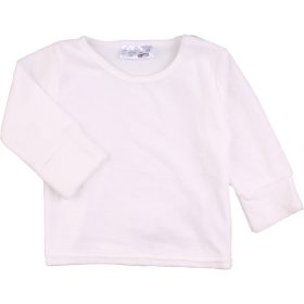 Törtfehér plüss felső (68) baba