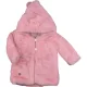 Rózsaszín prémes kabát (80) baba
