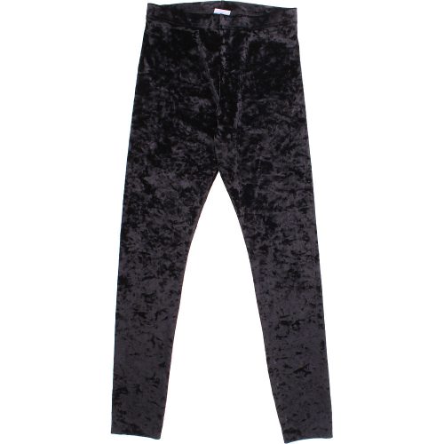 F&F Fekete bársony leggings (146) lány