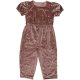 TU Csillagos bársony jumpsuit (92-98) kislány