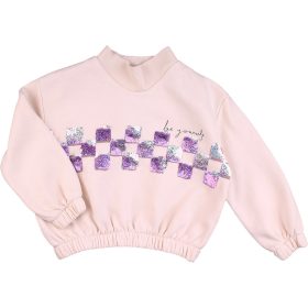 Nutmeg Átfordítható flitteres pulóver (110) kislány