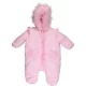 Rózsaszín overál (68) baba