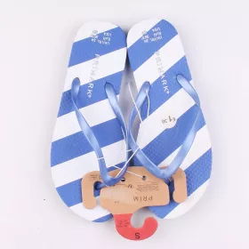 Primark Csíkos kék papucs (36-37) uniszex