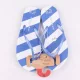 Primark Csíkos kék papucs (36-37) uniszex