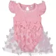 Rózsaszín tüllszoknyás body (68-74) baba