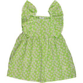 Primark Virágos zöld ruha (92) kislány
