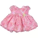 Szalagvirágos ruha (62) baba