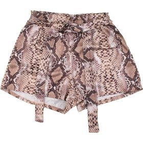 Kígyómintás short (38) női