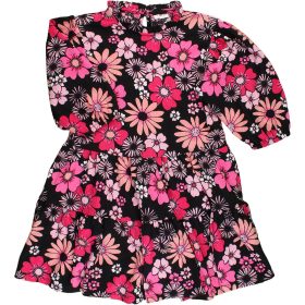 F&F Rózsaszínvirágos ruha (128) kislány