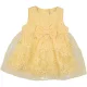 F&F Virágos sárga ruha (56) baba