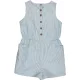 TU Zöldcsíkos playsuit (152) lány