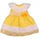 Pöttyös sárga ruha (74) baba