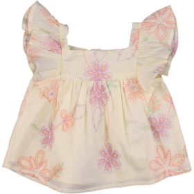 Primark Hímzett sárga felső (68) baba