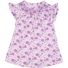 Lilavirágos ruha (62) baba