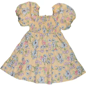 Primark Virágos sárga ruha (98) kislány