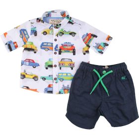 Autós-kék szett (68) baba