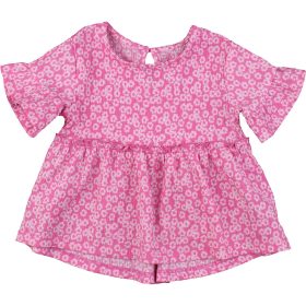 Virágos rózsaszín felső (74) baba