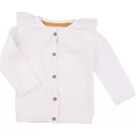 F&F Törtfehér kardigán (62) baba