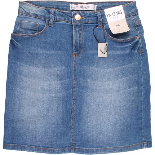 Denim Aranygombos farmerszoknya (158) tini lány