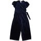 Little Kids Kék bársony jumpsuit (134) lány