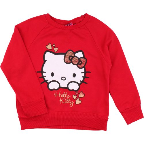 Young Dimension Hello Kitty piros pulóver (110) kislány